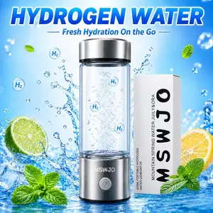 2026 Upgraded Hydrogen Water Bottle 420ml – Portable Rechargeable Drinkware for Fitness, Travel & Daily Hydration