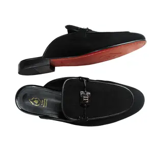 JB Designs Suede Leather Half Shoe Slippers