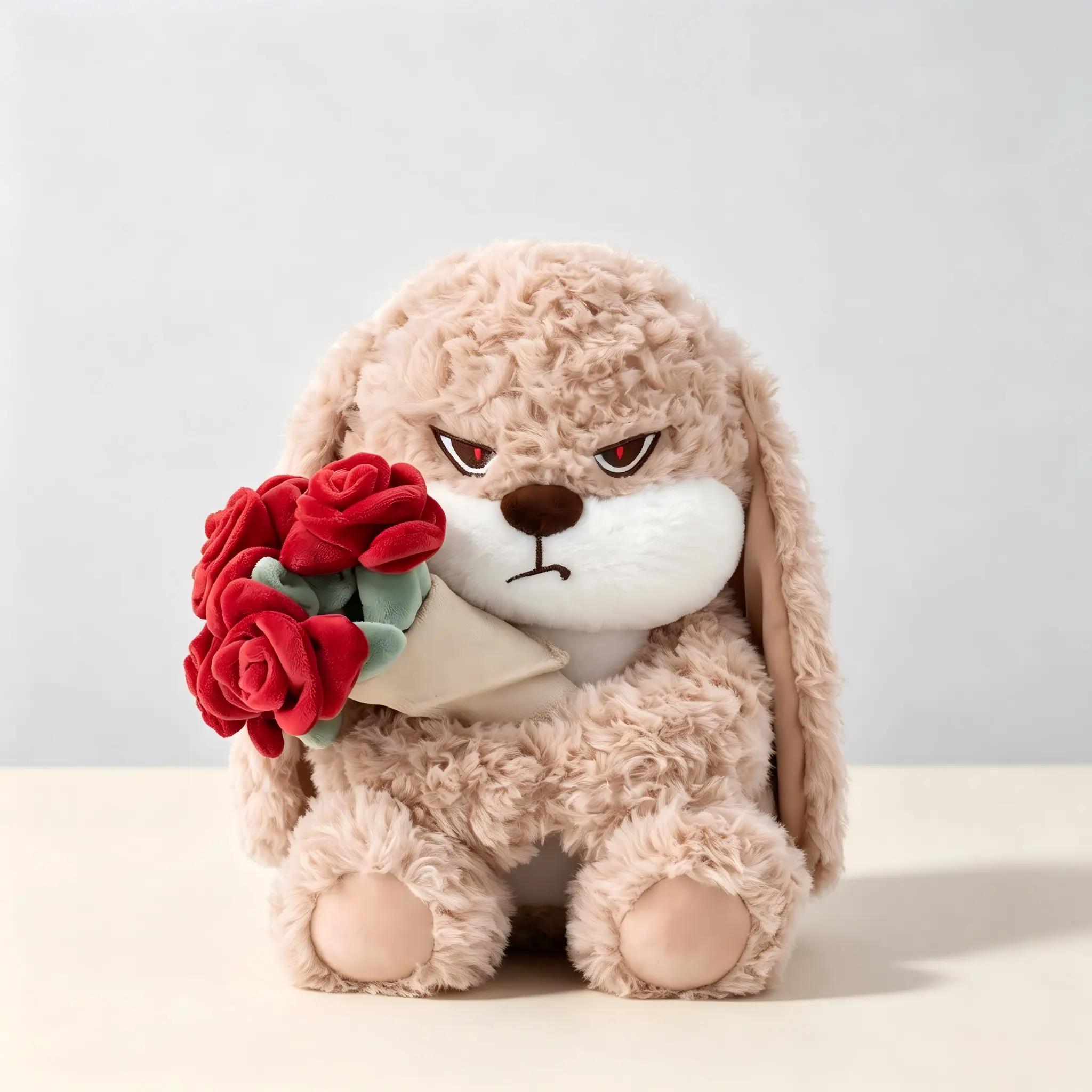 Birthday gift plush toy rabbit doll cute rabbit doll boy and girl appease doll, holiday gift, gift is cool.