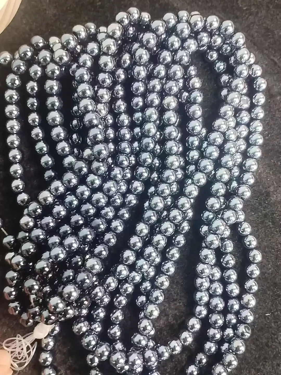Elegant Black Beaded Necklace with 108 Beads, Perfect for Daily Wear and Special Occasions, Ideal for Gift-Giving
