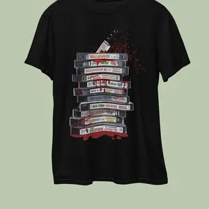 VHS Horror Movie t-shirt