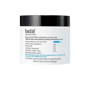 belif Aqua Bomb Exfoliating Toner Pads