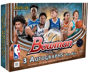 2025/26 Topps Bowman Basketball Breakers Delight Box (3 Autographs per Box)