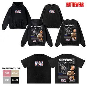 UFC 329 MAX HOLLOWAY TEE, Blessed UFC, MMA Graphic Tee, UFC MMA Shirt, Gym Wear, Gift for Fighters, Sports Apparel