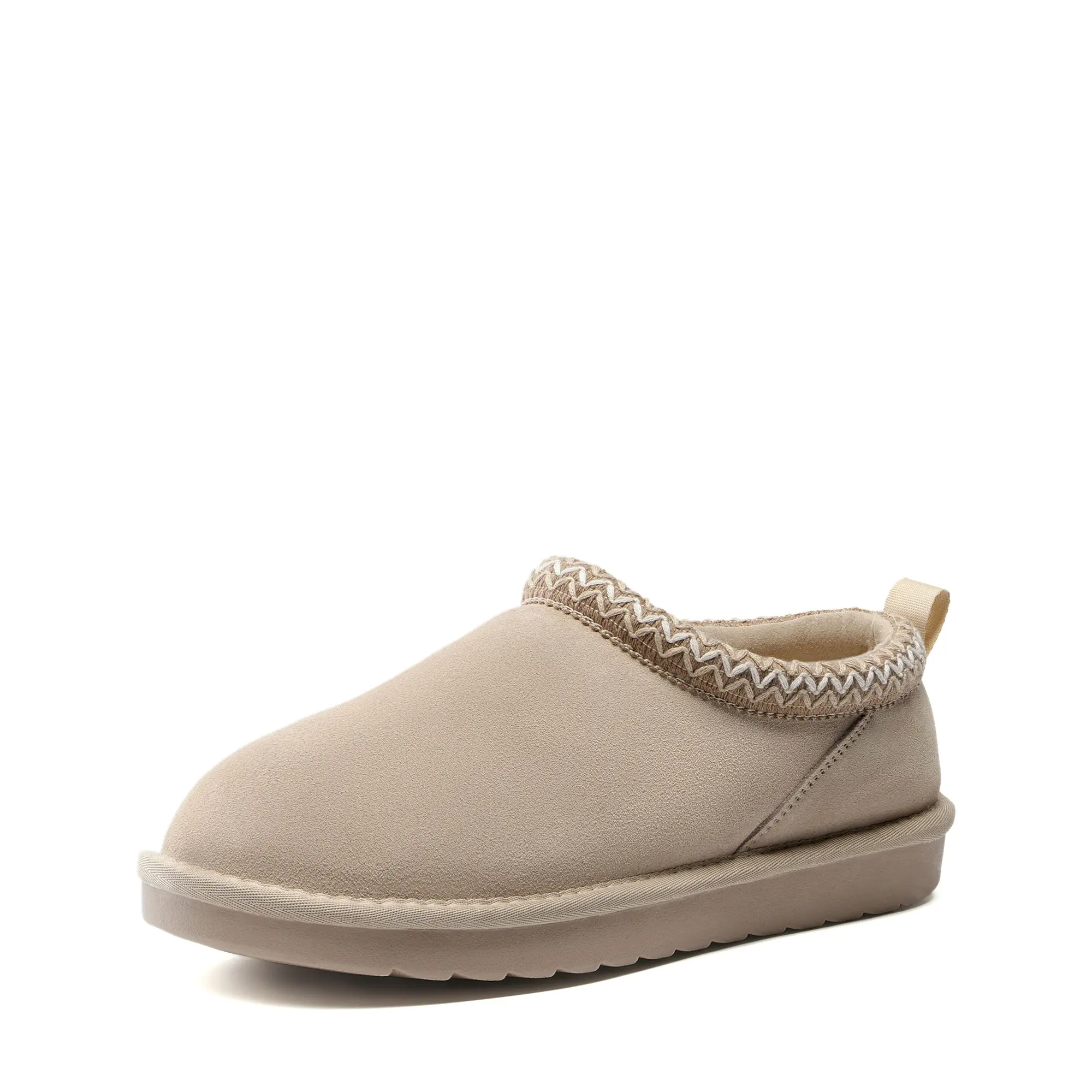 Dream Pairs Casual Suede Slip-Ons with Plush Lining and Memory Foam Arch Support, Indoor Outdoor Style, Great Gifts for Women, Soft Sole Slippers, Warm House Slippers, Slip On, Casual Wear, Embroidered Trim, Anti-Skid Women's Fashion Slippers, Classic Sue