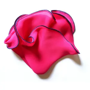 Handsome Hankies Hot Pink Silk Handkerchief Unisex Clothing Accessory Pocket Square for Suit Jacket or Tuxedo for Weddings and Special Events