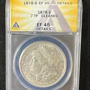 1878 Morgan Dollar, Collectible US Silver Coin for Numismatics Enthusiasts