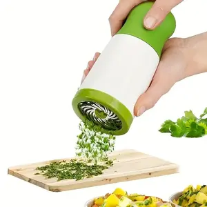 Manual Herb Chopper, 1 Count Handheld Vegetable Food Chopper,   Kitchen Tool for Grinding Spices