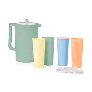 Classic Sheer Pitcher & Tumbler Set (Dreamy Pastels)