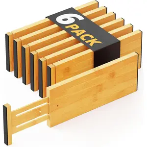 6 Pack 4.65“ High Drawer Organizer