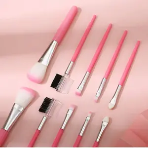 5PCS Beginner Makeup Brush Set Foundation Cream Polishing Makeup Brush Basic Eye Shadow Mixed Brush Facial Makeup Beauty Tool, morph ex ariel brush