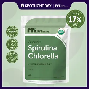 Micro Ingredients Organic Spirulina and Chlorella Tablets