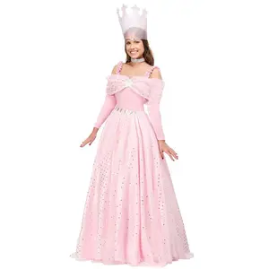 Deluxe Women's Pink Witch Dress Costume