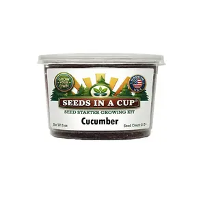 Cucumber Grow Kit | Grow Cucumber from Seed | Seeds In A Cup®