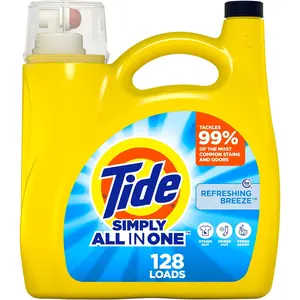 Simply Liquid Laundry Detergent, Refreshing Breeze, 168 Oz, 128 Loads Procter & Gamble