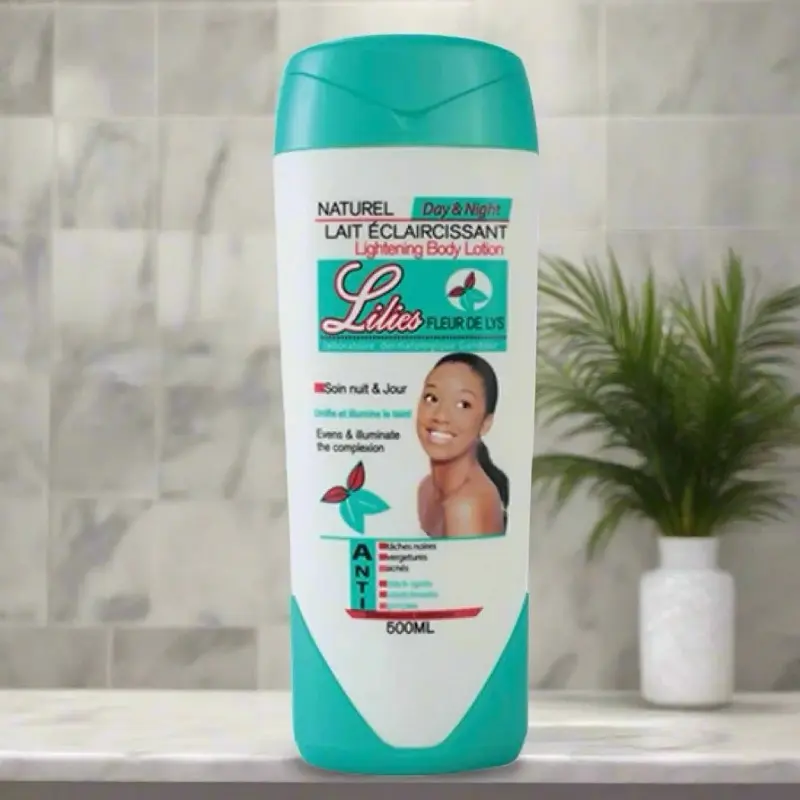 1 Pcs Lilies Fleur De Lys Moisturizing & Brightening Cream, 500ml Skin Hydration Lotion for Daily Use
