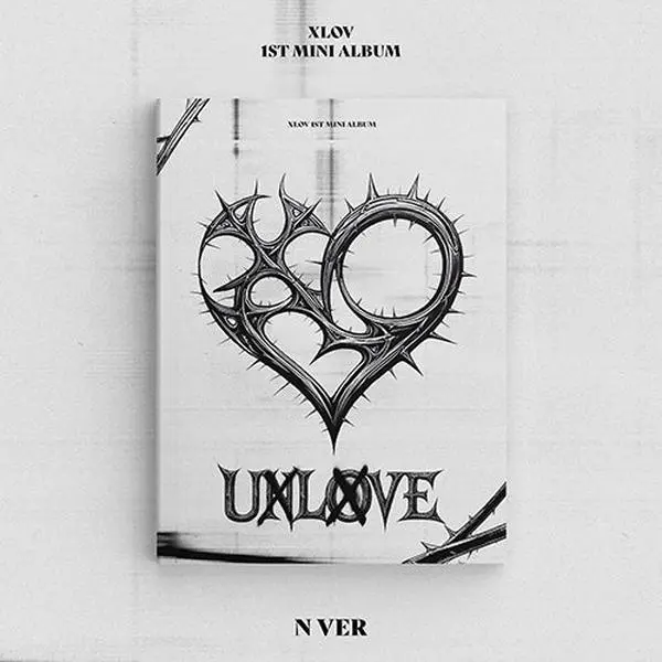 XLOV UXLXVE Photobook Ver CD Album K-Pop 1st Mini Album Heat Transfer Sticker 2 Photocards