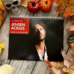 New Jensen Ackles 2026 Calendar, Supernatural Dean Winchester Wall Calendar