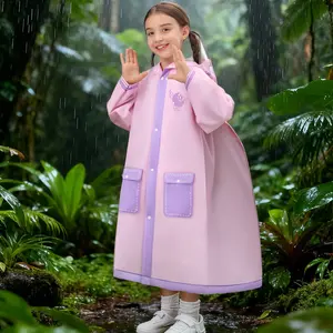 Raincoat College Style Waterproof Rainproof Backpack Pocket, Elementary School Student Campus Wear, Reusable Winter Rain Gear