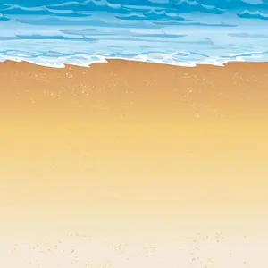 Design-a-Room Luau Beach Backdrop