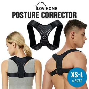 Back Posture Corrector - Adjustable Belt Strap Shoulder Spine Neck Lumbar Support Men Women Kids