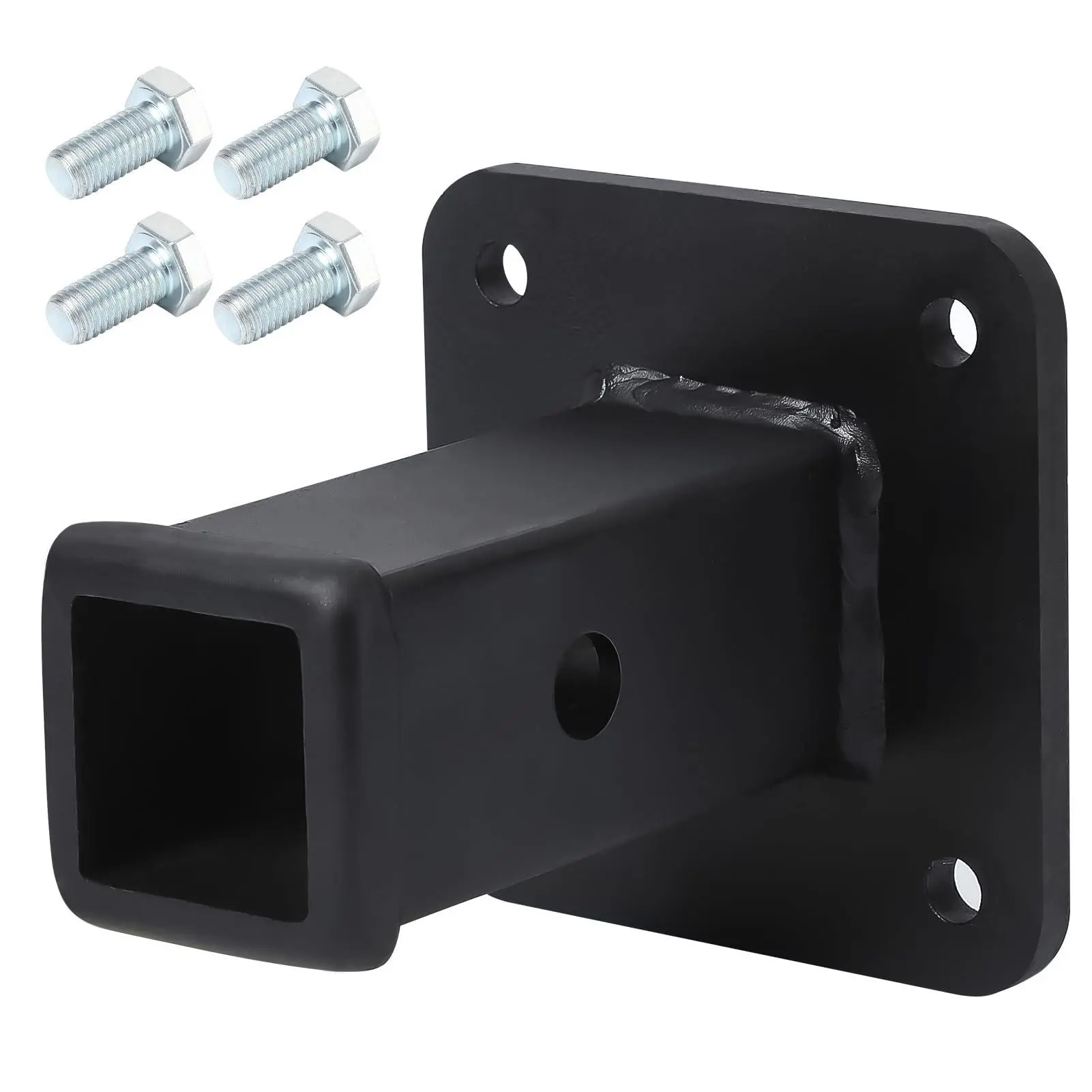 GARVEE Hitch Wall Mount,2" Bolt-On Receiver Opening Hitch Tube,20,000 LBS Bumper Trailer Hitch Compatible for Skid Steer Mount Plate,Heavy Duty Hitch Receiver for Tractor,Lawn Mower,Utility Trailer