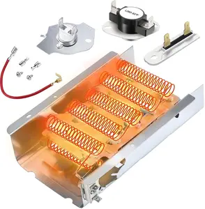 2025 Upgraded 279838 W10724237 Dryer Heating Element by Beaquicy - Fit for Whirlpool Cabrio Kenmore Maytag Amana Dryer - Includes 279816 Thermal Fuse and Thermostat Kit & 3392519 Dryer Thermal Fuse