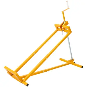 SAVEYOUR 800 Lbs Riding Lawn Mower Lift, Universal Adjustable 45° Tilt Lawn Tractor Lifter, Easy Lift Repair Cleaning Aid for Ride-on Mower