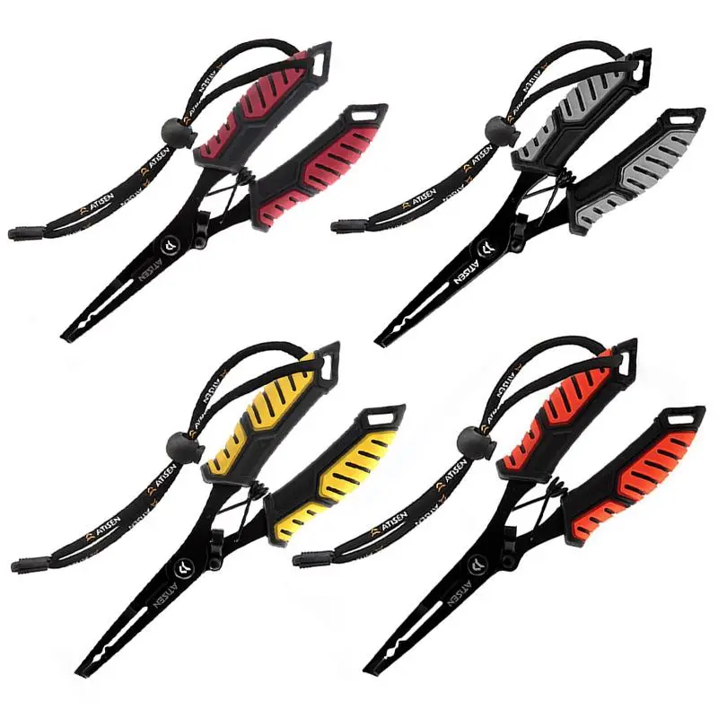 Multifunctional Fishing  plier,Professional Fishing Tool Set With Storage Bag and Lanyard,Multi-purpose,Portable Fishing Tool for Outdoor,FishingEquipment cubera  snapper fishing  scissors Fathersdaygift Tackle Kit