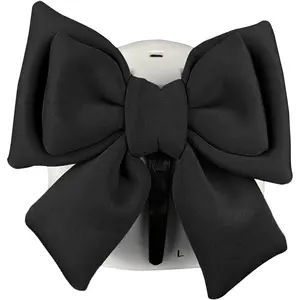 Detachable Cute Black Bow Motorcycle Helmet Accessory, Universal Decoration for Women’s Helmets