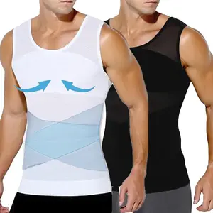 Body Shaper Compression Vest Undershirt Seamless Waist TrainerTank Top Belly Control WorkoutShapewear Men swear Slim Fit Menswear Socks
