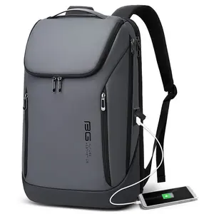 Men's business travel backpack, 15.6-inch laptop bag, simple and lightweight dual shoulder pack, slim new versatile casual backpack, an ideal gift choice for Valentine's Day.
