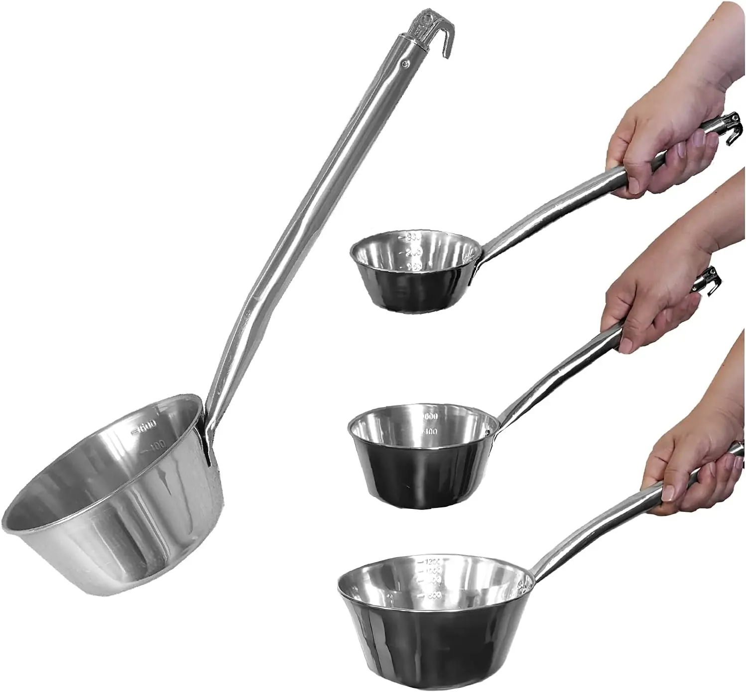 Water ladle stainless steel long handle Water ladle stainless steel long handle