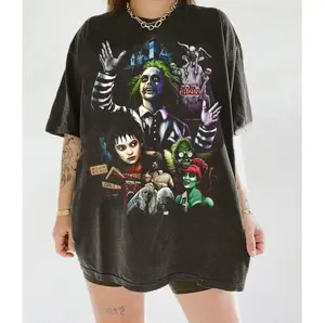 Retro Beetlejuice Movie Vintage Halloween Shirt, Retro Horror Movie Shirt,  Horror Gift, Comfort Colors.