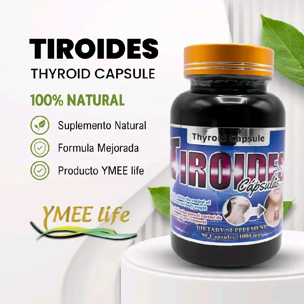 Herbal Thyroid Support Dietary Supplement - 90 Capsules, Natural Metabolism Boost with Vitamins, Minerals, Botanical Extracts & Hormonal Level Maintenance, Maintains Hormonal Levels, Thyroid Health