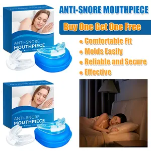[Buy one get one free]Anti Snoring Bruxism Mouth Guard Teeth Bruxism Sleeping Apnea Guard Bruxismo Snoring Mouth Guard Snoring Device to Stop Snoring Mouthpiece