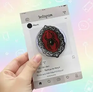 Vampire Spider Cameo Phone Grip MagSafe, Phone Grip Holder, MagSafe Grip for iPhone, Magnetic Stand, Perfect Gift, Magnetic Phone Grip FRE4