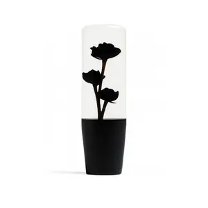 Clear Death Black Roses Flower Shift Knob | Universal Manual Car Shifter