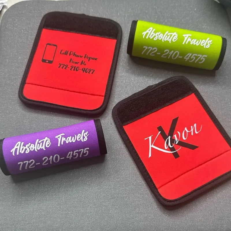 Luggage handles personalized