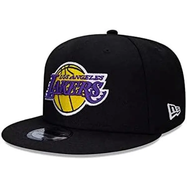 New Era NBA Los Angeles Lakers Black 9FIFTY Snapback Cap 70556867, Sports Fan