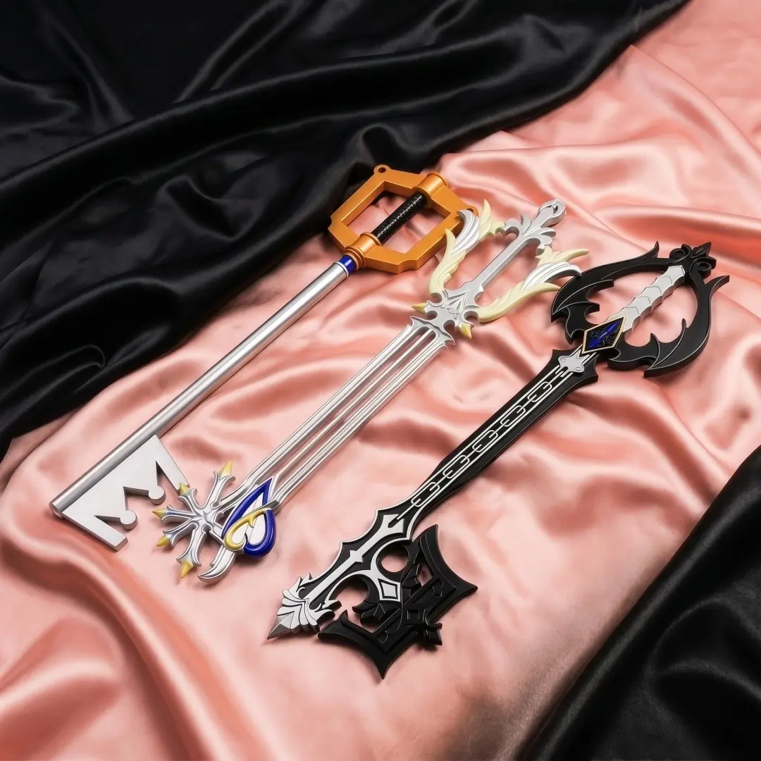 86cm (33inch) PU Key Action Anime Figurine, Large Japanese Original Real-Size Cosplay Prop, Anime Merchandise for Home Decoration & Collection Gift