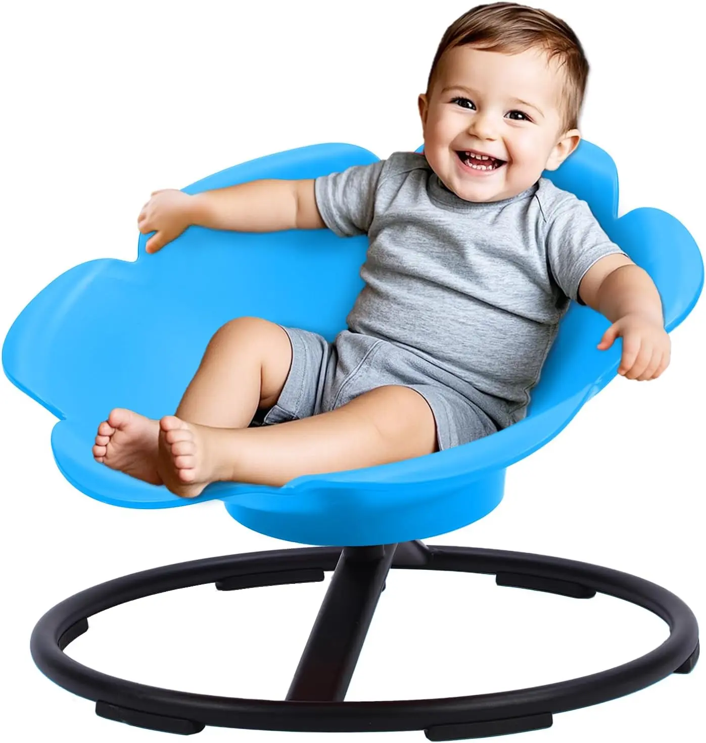 Spinning Chair for Autistic Kids, Sit and Spin Autism Toys for Age 3+, Sensory Swivel Chair Enhancing Motor Skills, Educational Indoor & Outdoor Toys,for kids have fun summerwins
