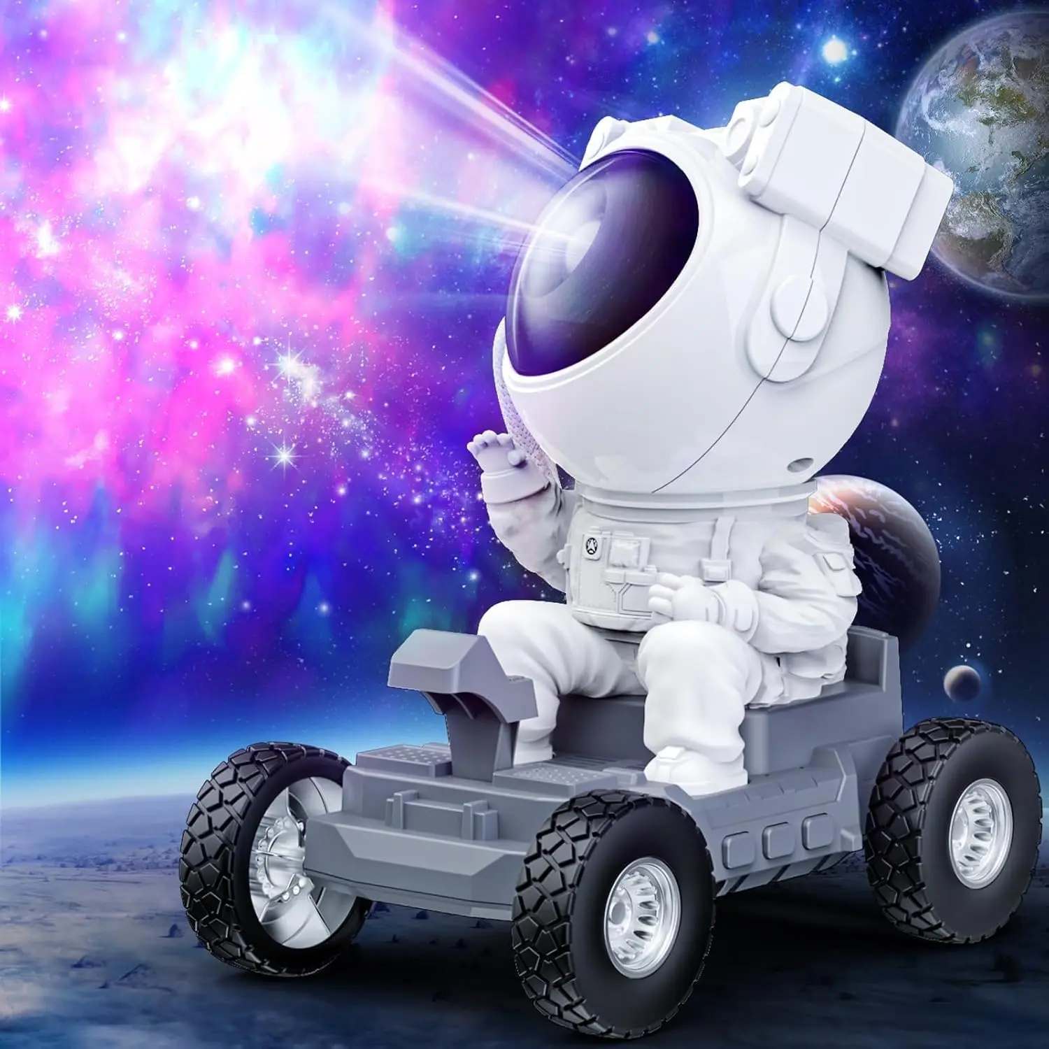 Hyperdrive Astronaut Galaxy One Projector with Lunar Lander