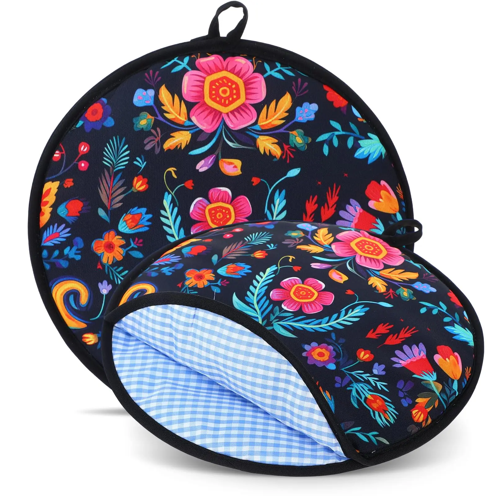 Tortilla Warmer Pouch Microwavable Insulated Cloth Pouch Mexican Tortillero Fabric Tortilla Keeper Taco Holder for Tortillas, Tacos, Naan, and Pizza Rolls Cinco De Mayo Gifts