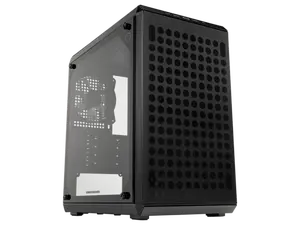 Cooler Master Q300L V2 Micro-ATX Tower, Magnetic Patterned Dust Filter, USB 3.2 Gen 2x2 (20GB), Tempered Glass Panel, CPU Coolers Max 159mm, GPU Max 360mm, Fully Ventilated Airflow (Q300LV2-KGNN-S00)