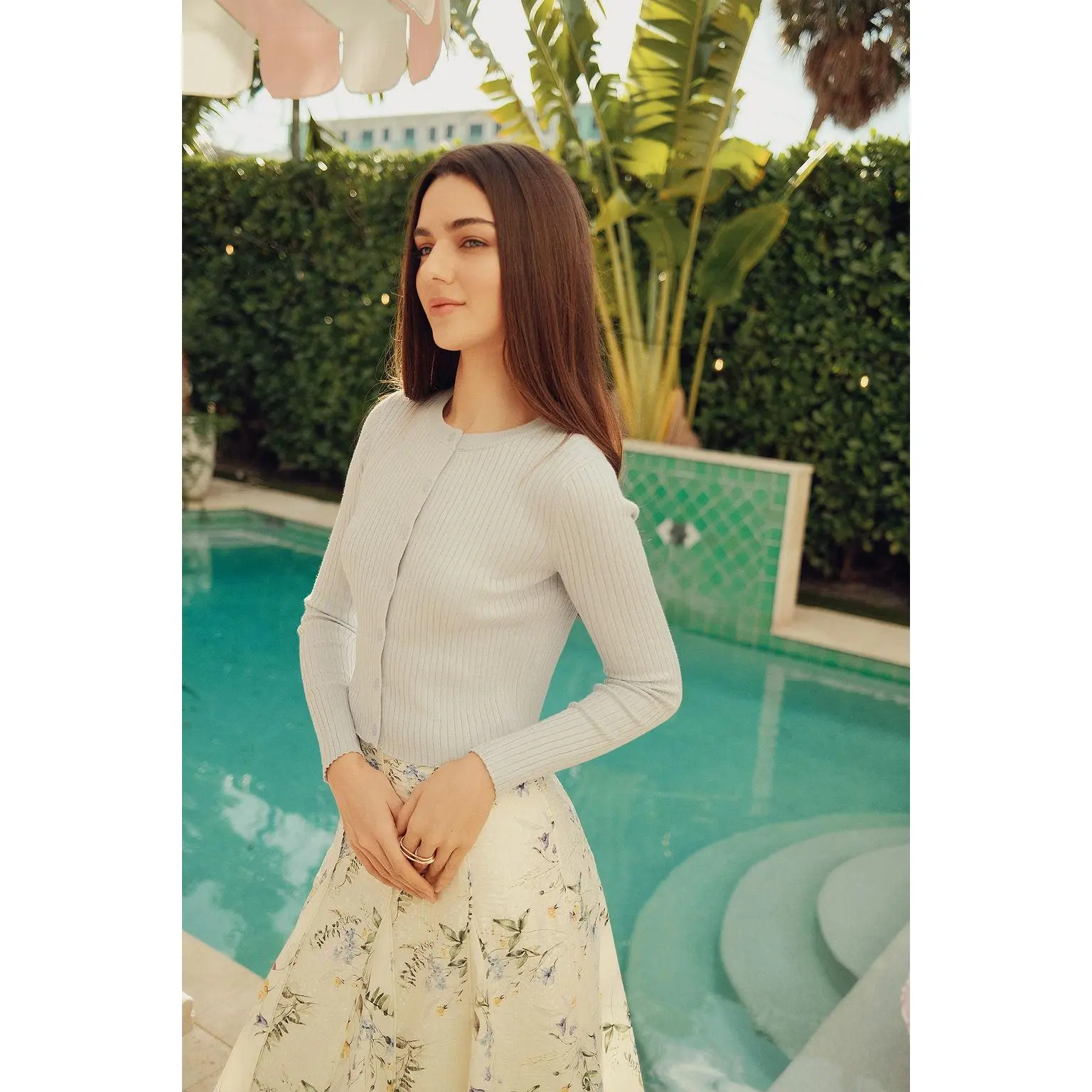 Summer Cardigan- Light Blue