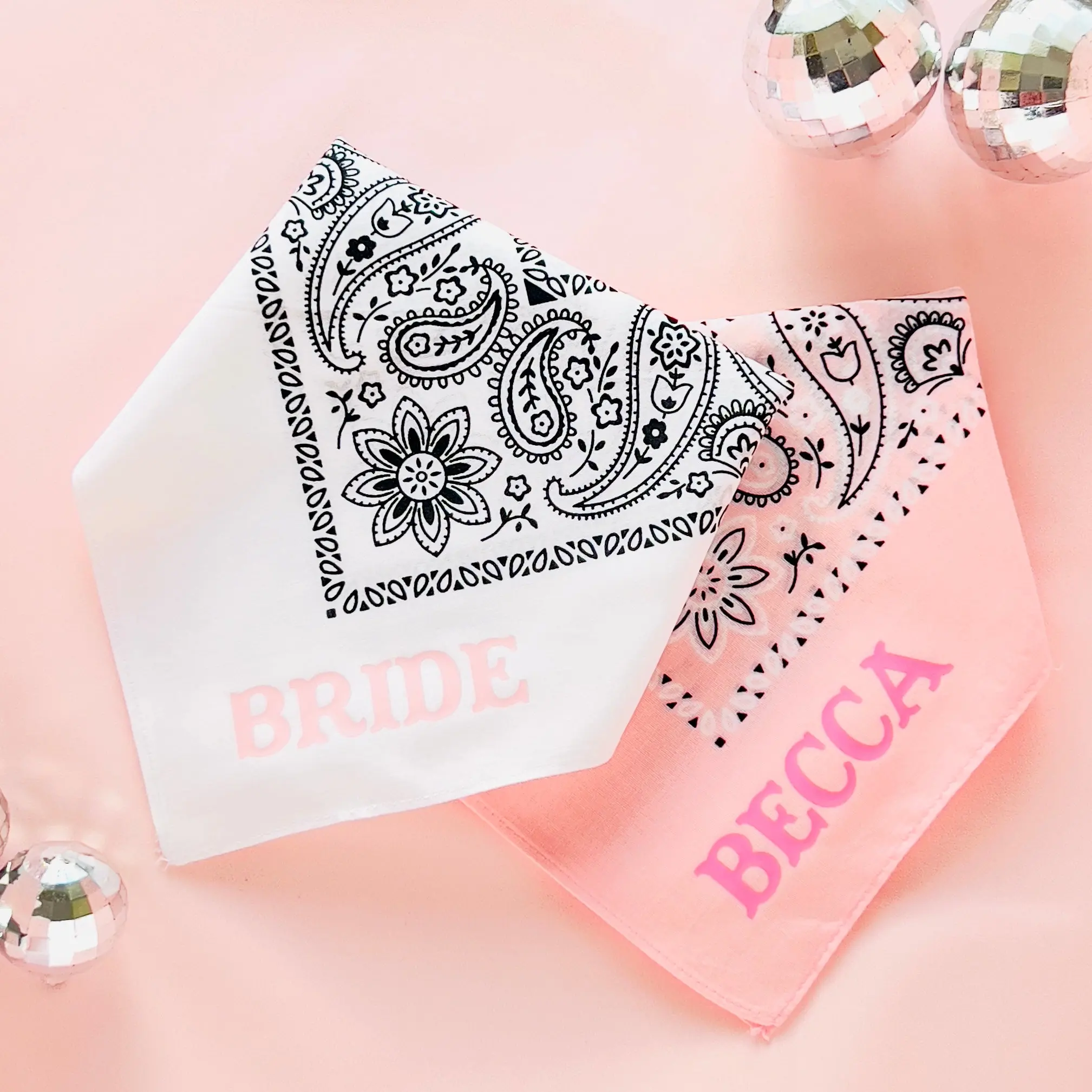 Custom Cowgirl Bandana | Personalized Bachelorette Party Favor