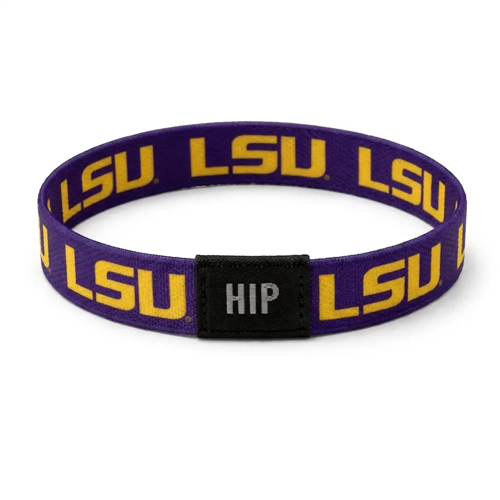 LSU Tigers NCAA LSU Purple Bracelet Hair Tie