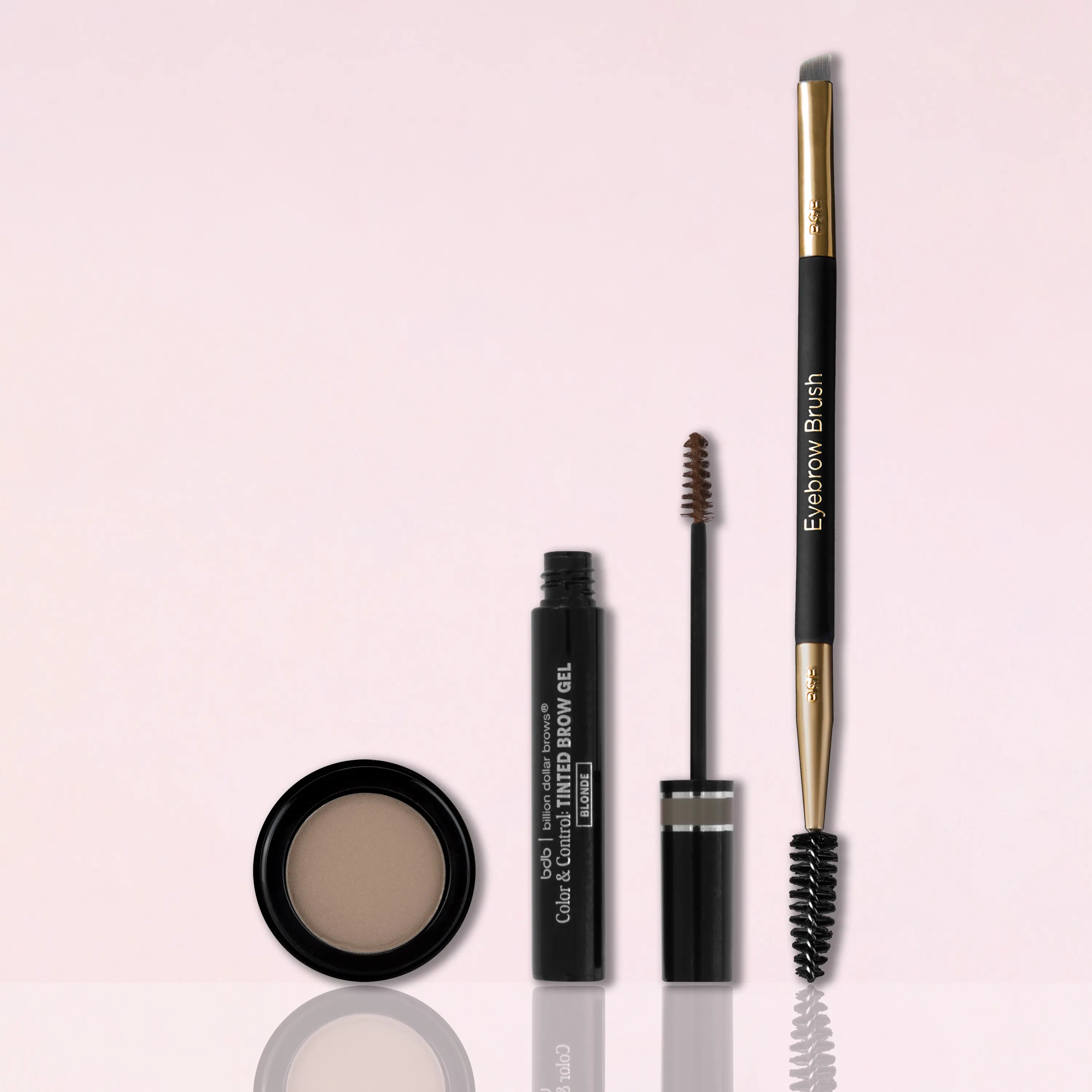Color & Control: Brow Kit - Brow Powder, Tinted Brow Gel and Eyebrow Brush Fluffy Gel Fluffy Gel
