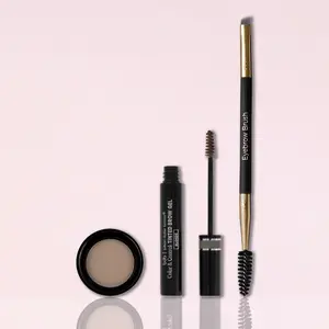 Color & Control: Brow Kit - Brow Powder, Tinted Brow Gel and Eyebrow Brush Fluffy Gel Fluffy Gel